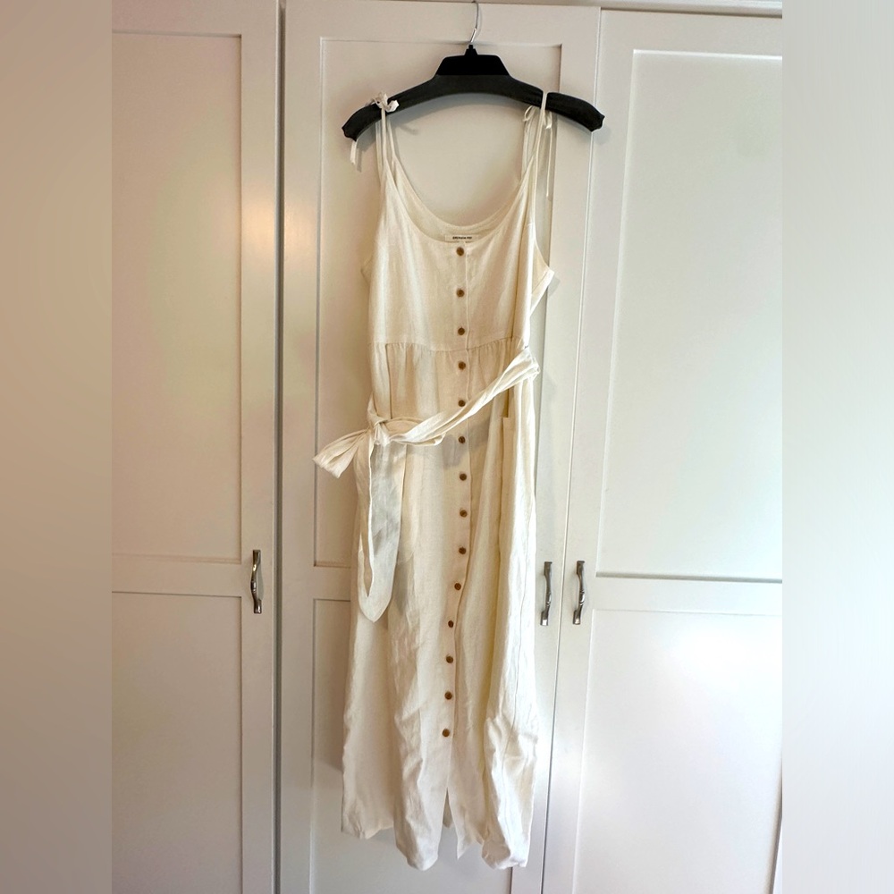 Emerson Fry cream linen dress